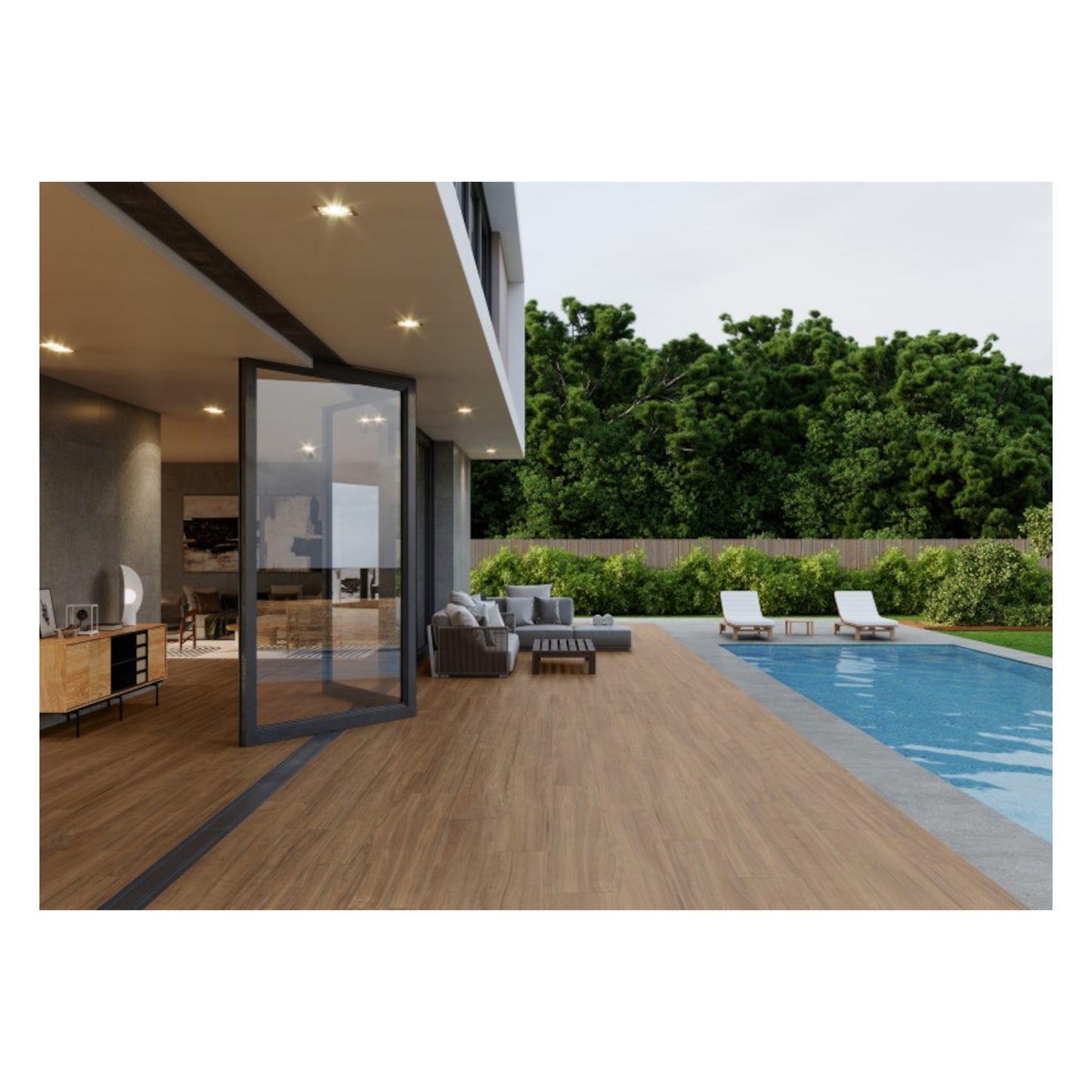 Carrelage Bosco 22,5x119,5 antidérapant